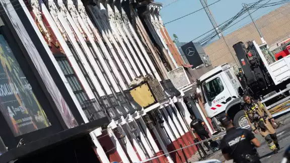 Se detalló que el incendio se registró a las 6 de la mañana en "La Fonda"