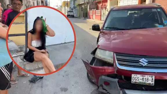 La mujer fue trasladada de emergencia a un hospital por su propia familia