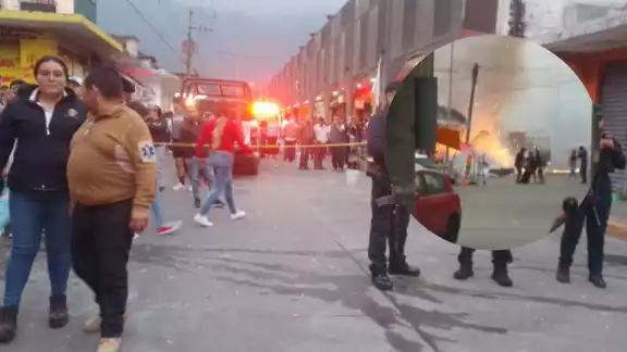 Algunas personas presentaron crisis nerviosas ante el estallido Algunas personas presentaron crisis nerviosas ante el estallido