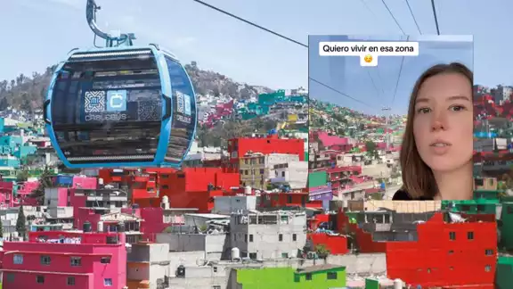 La tiktoker se 'enamoró' del colorido barrio de la CDMX La tiktoker se 'enamoró' del colorido barrio de la CDMX