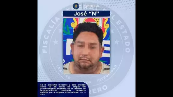 La Fiscalía General del Estado de Guerrero cumplimentó una orden de aprehensión en contra de José “N”, implicado en el asesinato de la niña Camila