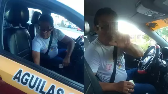 El taxista le cobró 200 pesos a la madre, así como 45 pesos del pasaje