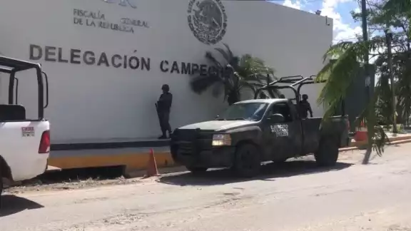 En menos de 15 días, se realiza otro decomisó en una empresa de paquetería en Campeche En menos de 15 días, se realiza otro decomisó en una empresa de paquetería en Campeche
