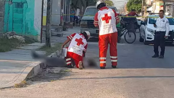 Al parecer murió cuando cayó al piso Al parecer murió cuando cayó al piso