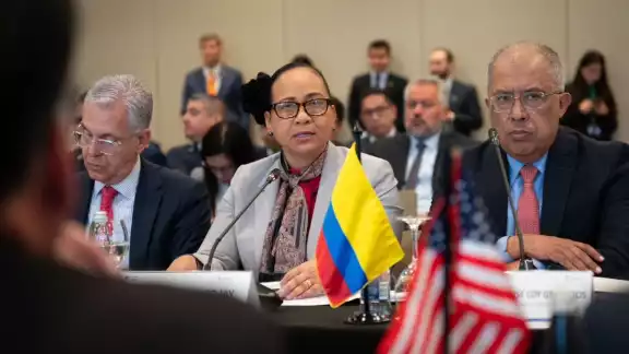 Elizabeth Taylor, viceministra de Asuntos Multilaterales de Colombia Elizabeth Taylor, viceministra de Asuntos Multilaterales de Colombia
