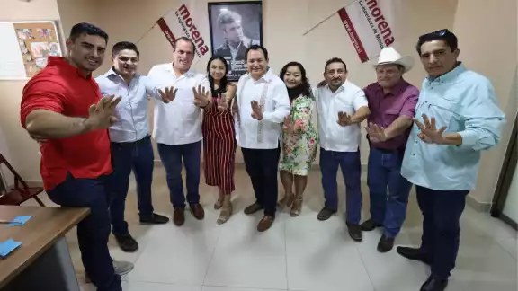 Joaquín Díaz Mena continúa recibiendo apoyo para el proyecto de la Cuarta Transformación en Yucatán