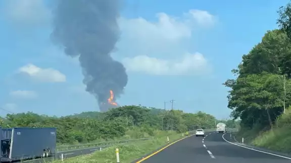 La explosión del ducto de etanol se registró en los límites entre Veracruz y Tabasco La explosión del ducto de etanol se registró en los límites entre Veracruz y Tabasco