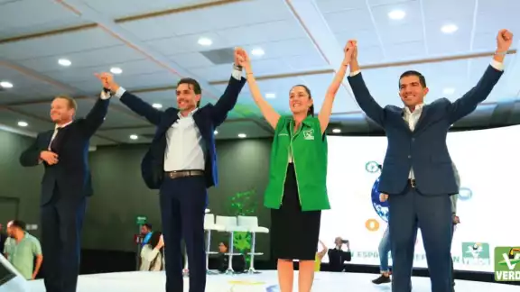 El secretario general del Partido Verde CDMX, Jesús Sesma, ratificó su apoyo personal y el de las estructuras a la doctora Claudia Sheinbaum El secretario general del Partido Verde CDMX, Jesús Sesma, ratificó su apoyo personal y el de las estructuras a la doctora Claudia Sheinbaum