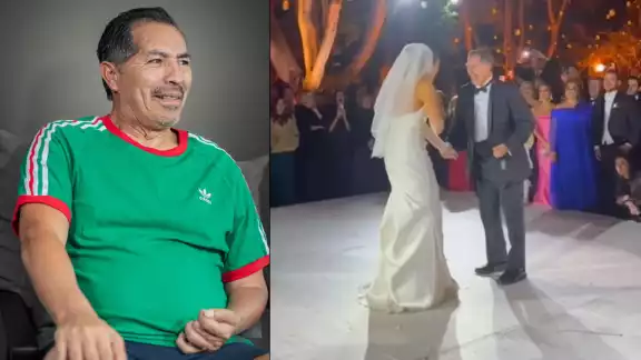 A través de las redes sociales se compartió el momento emotivo de la boda de la hija de Benjamín Galindo A través de las redes sociales se compartió el momento emotivo de la boda de la hija de Benjamín Galindo