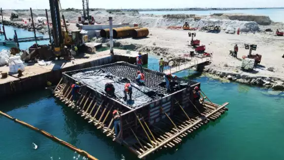 Continúa la llegada de material del Tren Maya a Campeche Continúa la llegada de material del Tren Maya a Campeche