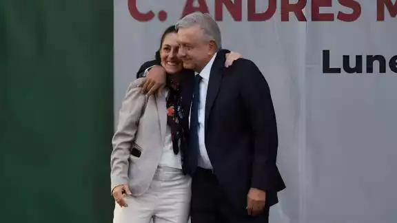 Claudia Sheinbaum recibió el respaldo del presidente López Obrador