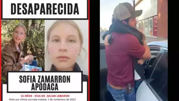 Encuentran a Sofía Zamarrón Apodaca, hija de Julián LeBarón que estaba retenida Encuentran a Sofía Zamarrón Apodaca, hija de Julián LeBarón que estaba retenida