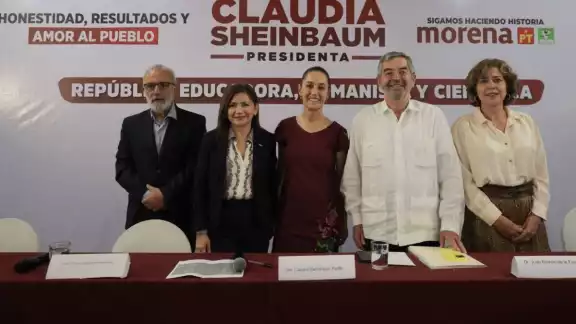 La canidata de la coalición Sigamos haciendo Historia, Claudia Sheinbaum, presentó en Morelos su plan 'República Educadora, Humanista y Científica
