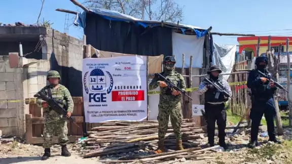 El inmueble fungía como punto de venta de drogas El inmueble fungía como punto de venta de drogas