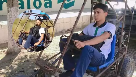 Rosvel Emir tiene 16 años y estudia el tercer semestre en el Conalep Sinaloa