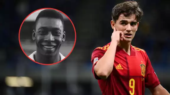 Con 18 años y 110 días el español supera el récord que Pelé tenía desde 1958