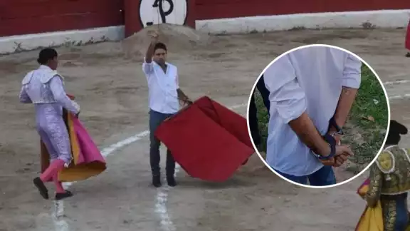 Michelito Lagravere ingresó al ruedo de la Plaza de Toros