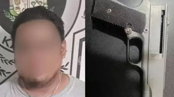 El hombre fue detenido por la SSP Yucatán El hombre fue detenido por la SSP Yucatán