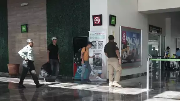 Los pasajeros no dijeron de que país venían
