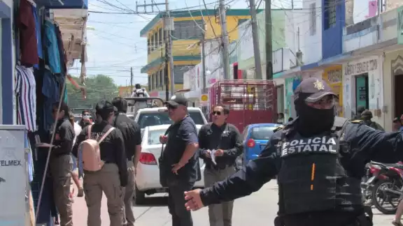 El cateo se realizó en la calle 47 X 46 Y 48 del centro de Tizimín El cateo se realizó en la calle 47 X 46 Y 48 del centro de Tizimín