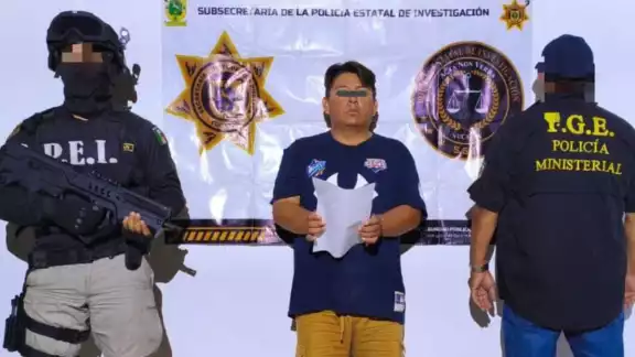 El hombre fue trasladado por la FGE Quintana Roo