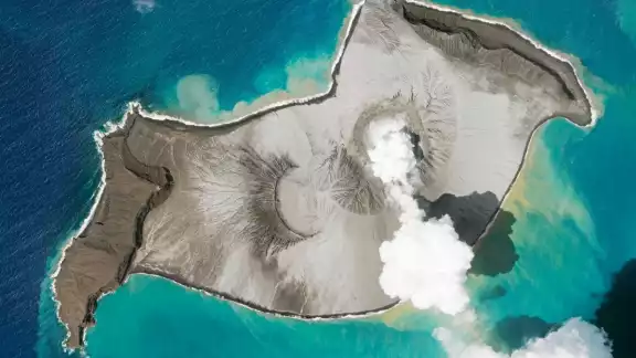 La nueva gran erupción habría ocurrido esta tarde, según la red de monitoreo de Australia La nueva gran erupción habría ocurrido esta tarde, según la red de monitoreo de Australia
