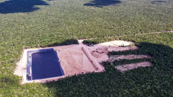 El lugar está en una zona de captación de agua para dos municipios El lugar está en una zona de captación de agua para dos municipios