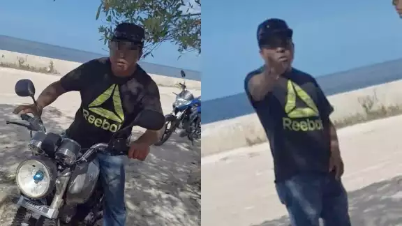 El hombre presuntamente intentó escapar por la ciénega de Dzilam de Bravo El hombre presuntamente intentó escapar por la ciénega de Dzilam de Bravo