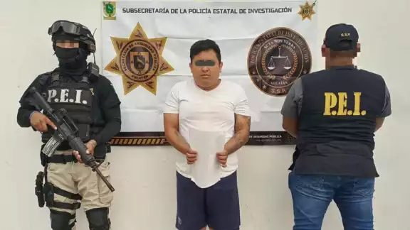 El hombre será entregado a la FGE Campeche El hombre será entregado a la FGE Campeche