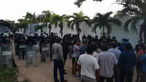 El bloqueo comenzó cerca de las seis de la mañana en el paso a San Rafael El bloqueo comenzó cerca de las seis de la mañana en el paso a San Rafael