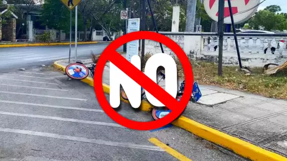Hay varias indicaciones sobre el programa En Bici de Mérida Hay varias indicaciones sobre el programa En Bici de Mérida