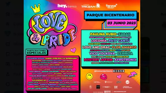 El festival LGBT. Love & Pride reunirá a diversas bandas mexicanas y extranjeras El festival LGBT. Love & Pride reunirá a diversas bandas mexicanas y extranjeras