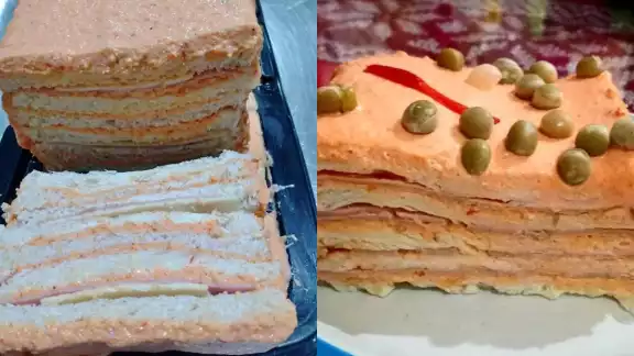 El sandwichón es muy preparado durante la Navidad El sandwichón es muy preparado durante la Navidad