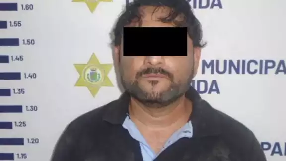 El hombre fue entregado a la Fiscalía de Yucatán El hombre fue entregado a la Fiscalía de Yucatán