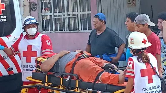 El hombre se encontraba realizando trabajos de mantenimiento
