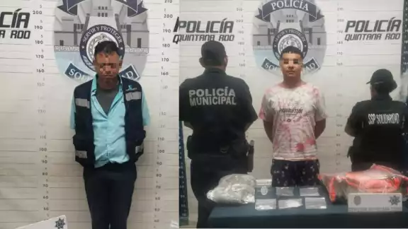 Cae trabajador de aguakan, presunto narcomenudista