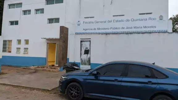 En las redes sociales se difundieron las imágenes del arma confiscada en José María Morelos En las redes sociales se difundieron las imágenes del arma confiscada en José María Morelos