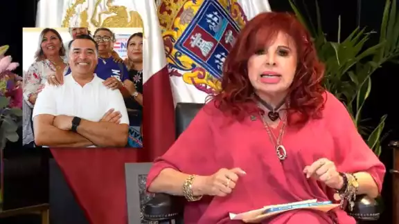 Layda Sansores volvió a atacar a Renán Barrera Layda Sansores volvió a atacar a Renán Barrera