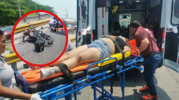 El conductor de la otra motocicleta fue presentado ante el ministerio público para el deslinde de responsabilidades El conductor de la otra motocicleta fue presentado ante el ministerio público para el deslinde de responsabilidades