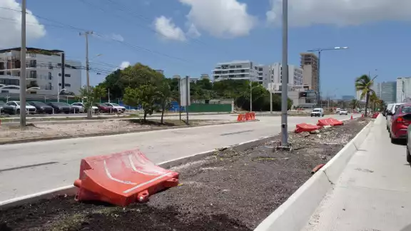 Los trabajos iniciaron desde marzo, aparentemente como continuación de la Colosio