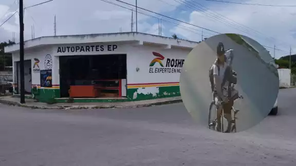 El hombre robó a plena luz del día y fue grabado por una cámara de seguridad cercana