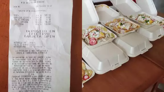 El negocio logró recuperar la venta de los chilaquiles, pero no el dinero depositado El negocio logró recuperar la venta de los chilaquiles, pero no el dinero depositado