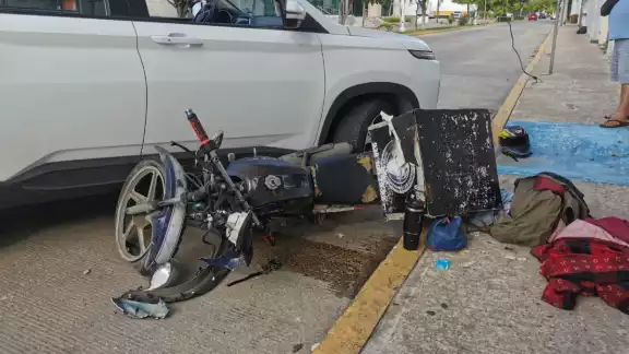 Pese a lo aparatoso del accidente no se reportaron lesionados