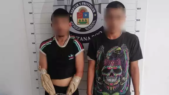 Los responsables del atentado contra la sucursal de Cancún fueron detenidos al quedar registradas sus imágenes en el circuito cerrado; se transportaban en una moto Los responsables del atentado contra la sucursal de Cancún fueron detenidos al quedar registradas sus imágenes en el circuito cerrado; se transportaban en una moto