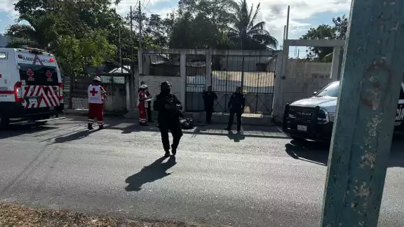Al lugar llegaron paramédicos de la Cruz Roja, pero sólo confirmaron su muerte