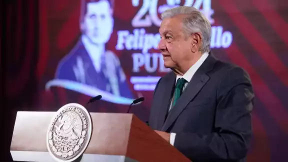 Andrés Manuel López Obrador encabeza este lunes 22 de abril, la conferencia mañanera desde Palacio Nacional
