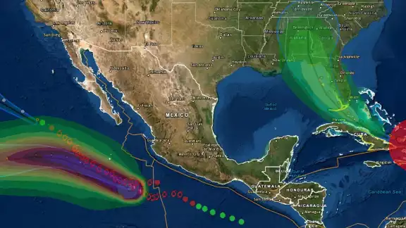 Las lluvias generadas por el huracán Linda provocarán deslaves, incremento en los niveles de ríos y arroyos


