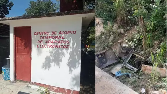 La gente prefiere tirar estos artículos en cualquier lado, en lugar de llevarlos al centro de acopio; desde noviembre de 2022 no se juntó ni una tonelada