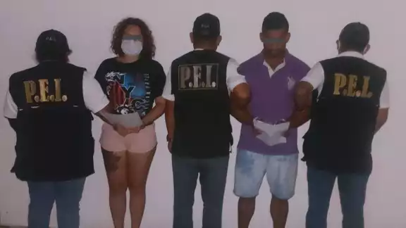 La pareja fue detenida por la SSP Yucatán La pareja fue detenida por la SSP Yucatán
