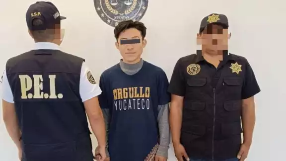 El joven quedará a disposición de la FGE Yucatán El joven quedará a disposición de la FGE Yucatán